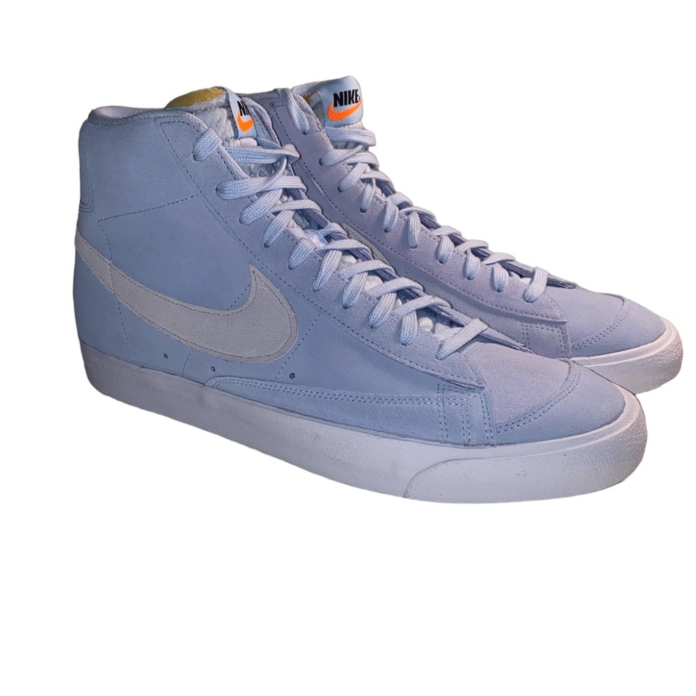 Nike Blazer Mid 77 Suede Hydrogen Blue White Men's Sz 14 CI1172-401 NEW No Box